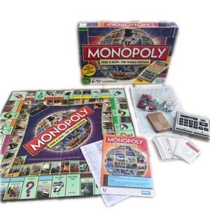 NEW 2008 Monopoly Here & Now The World Edition Board Game Only 6 0f 25 Tokens